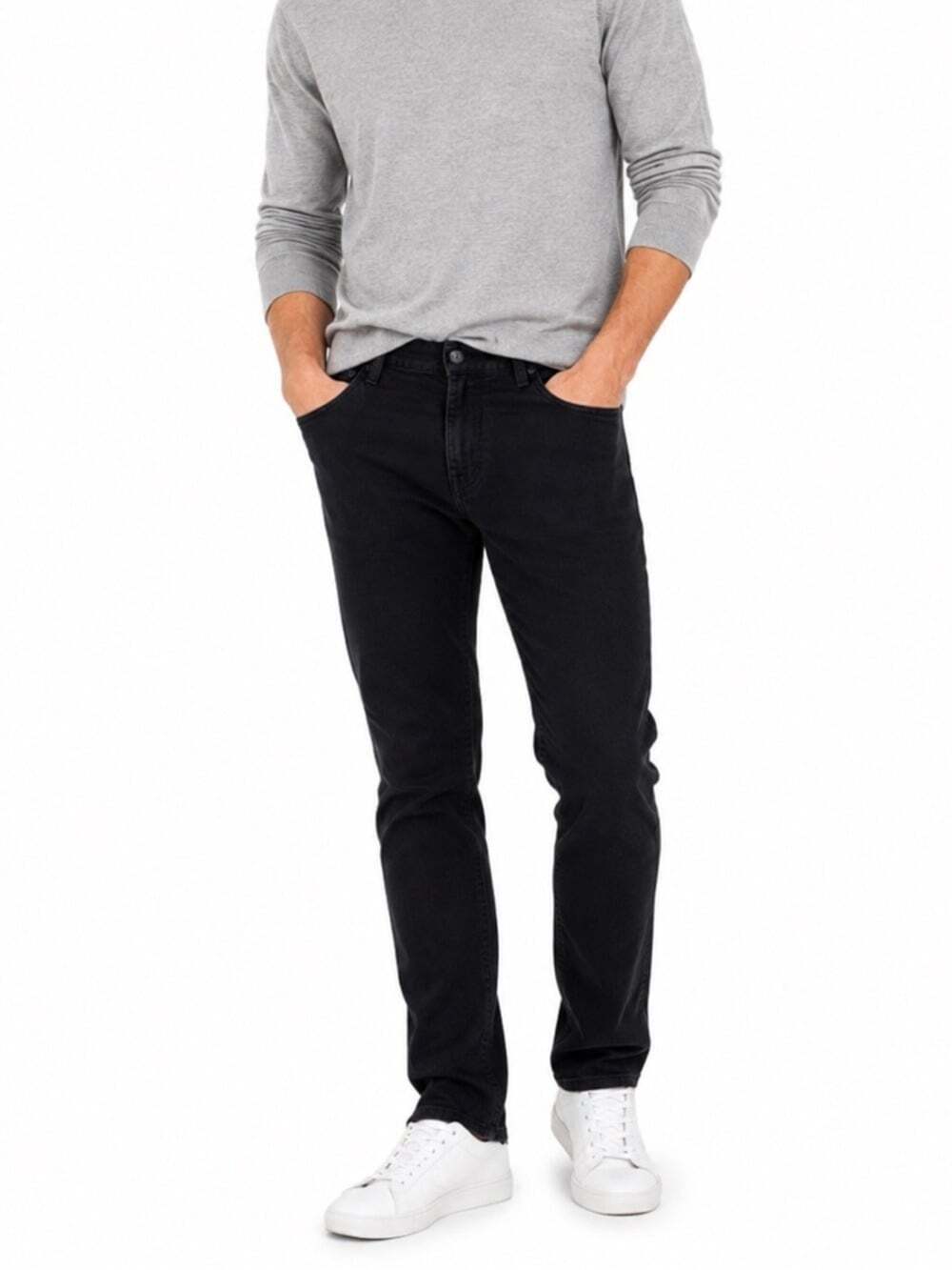 Tommy Hilfiger Men’s 31x30” Black Dark Wash Skinny Denim Jeans